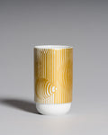 Gold Porcelain Mini Vase – Victor Vasarely for Rosenthal, 1988