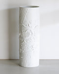 White Bisque Porcelain Floor Vase - Werner Schreib for Rosenthal, 1960s