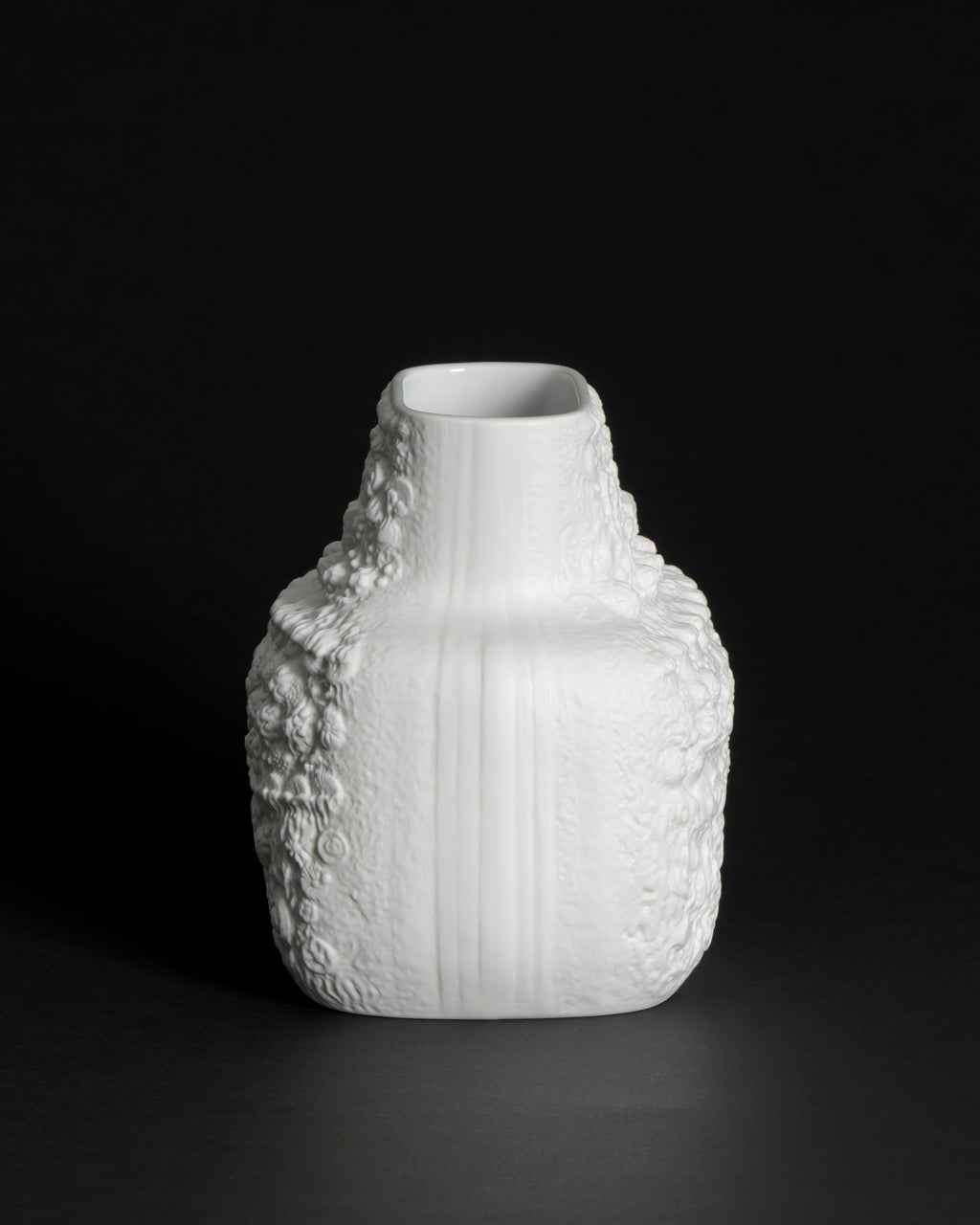 AZU Bisque Porcelain Relief Vase – Martin Freyer for Rosenthal, 1970s