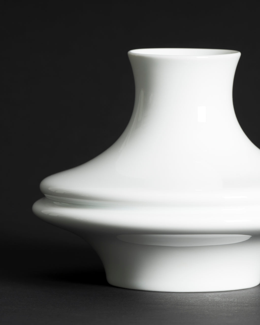 Porcelain Vase Duo “UFO” – Werner Uhl for Rosenthal, 1970s–1990s