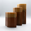 Pillowcase Ceramic Vase Trio – Karl & Ursula Scheid for Rosenthal, 1980s