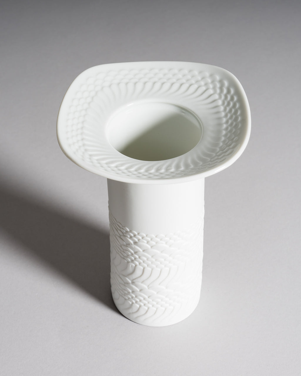 Relief Porcelain Vase Trio - Manfred Frey for AK Kaiser, 1970s