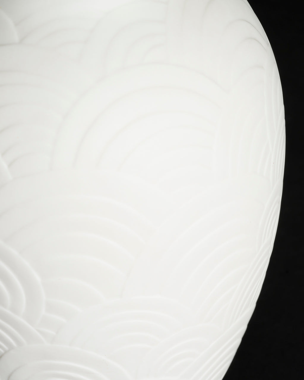 Relief Bisque Porcelain Vase – Heinrich Porzellan, 1960s–1970s