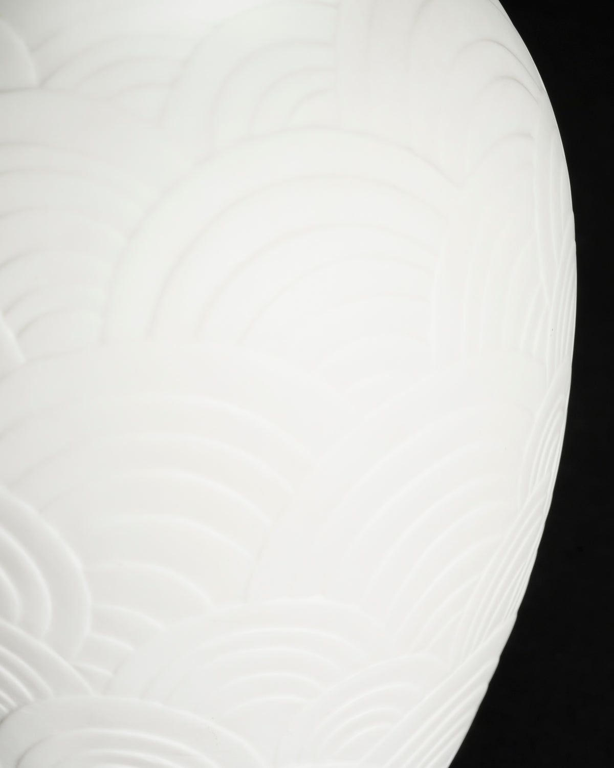Relief Bisque Porcelain Vase – Heinrich Porzellan, 1960s–1970s