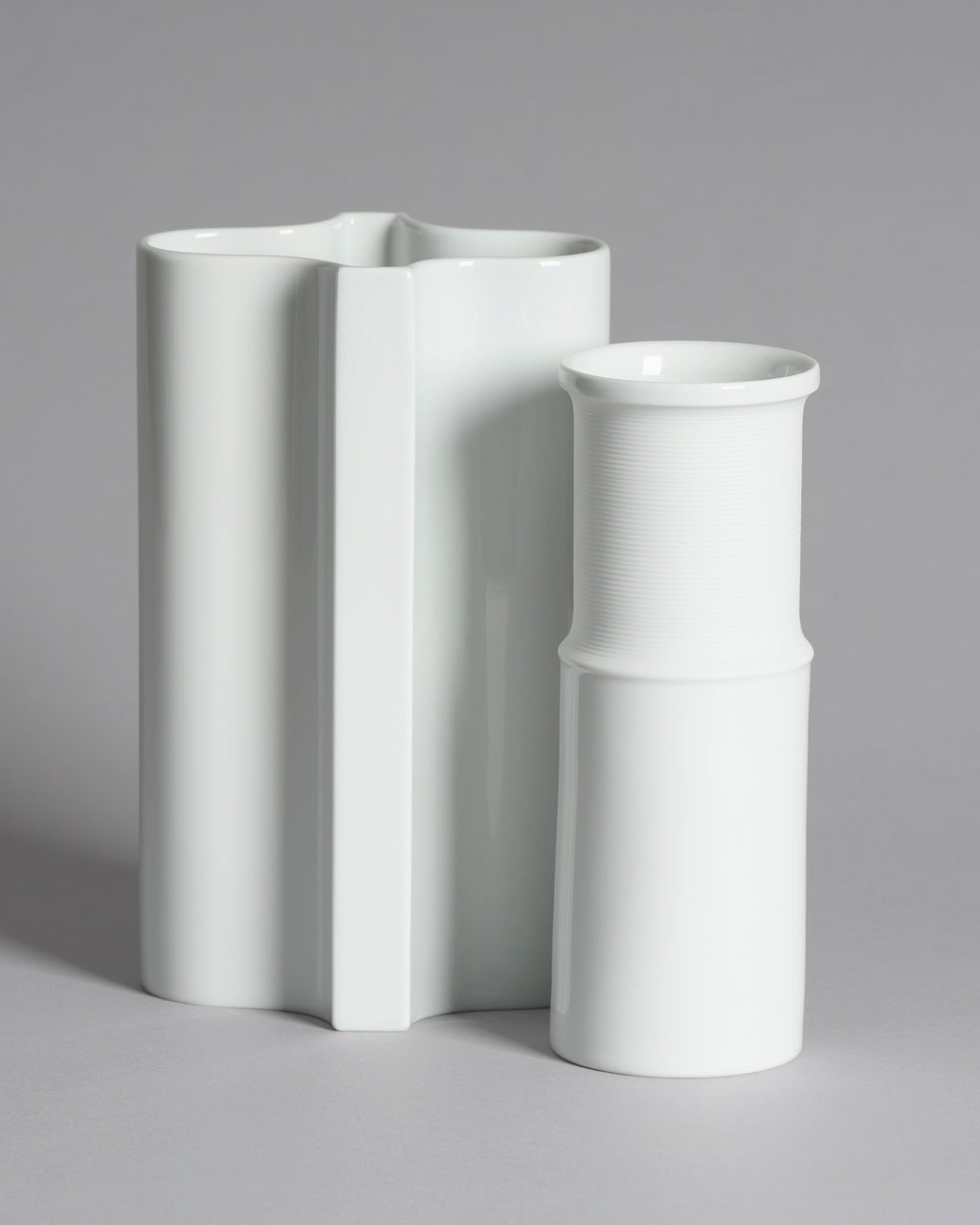 Porcelain Vase Duo – Tapio Wirkkala for Rosenthal, 1970s