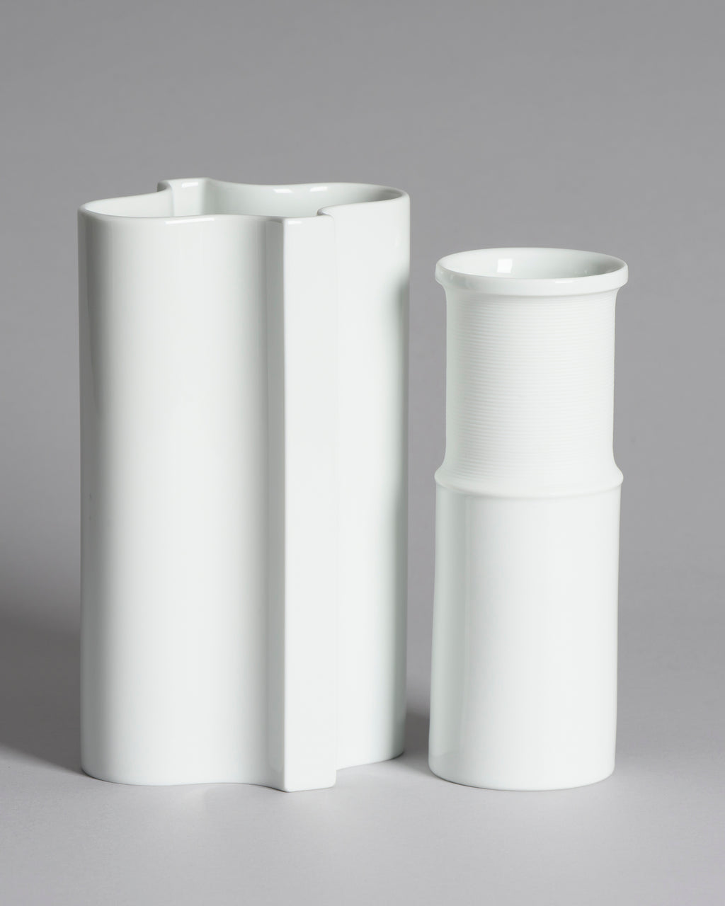 Porcelain Vase Duo – Tapio Wirkkala for Rosenthal, 1970s