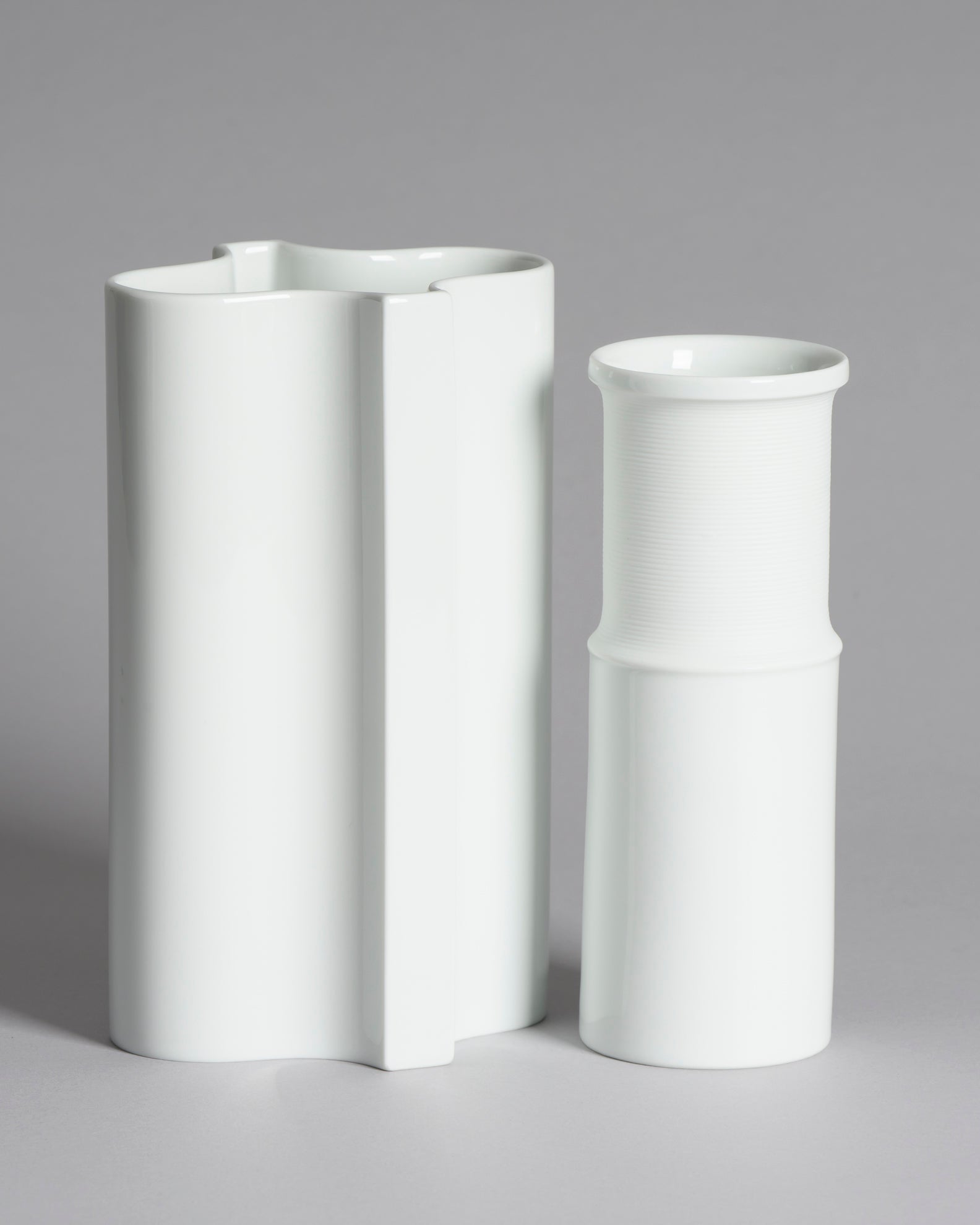 Porcelain Vase Duo – Tapio Wirkkala for Rosenthal, 1970s