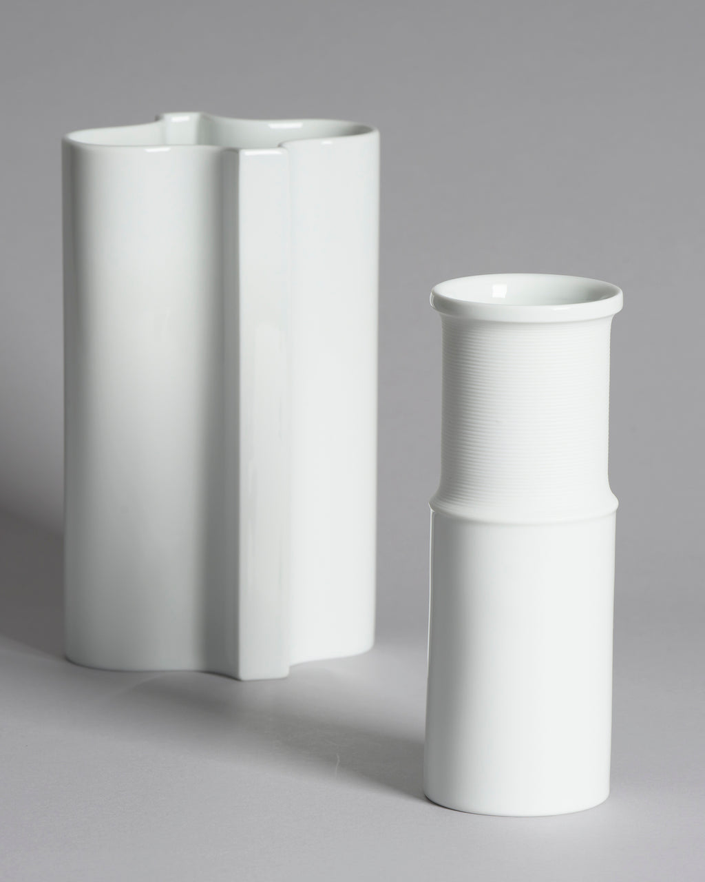 Porcelain Vase Duo – Tapio Wirkkala for Rosenthal, 1970s