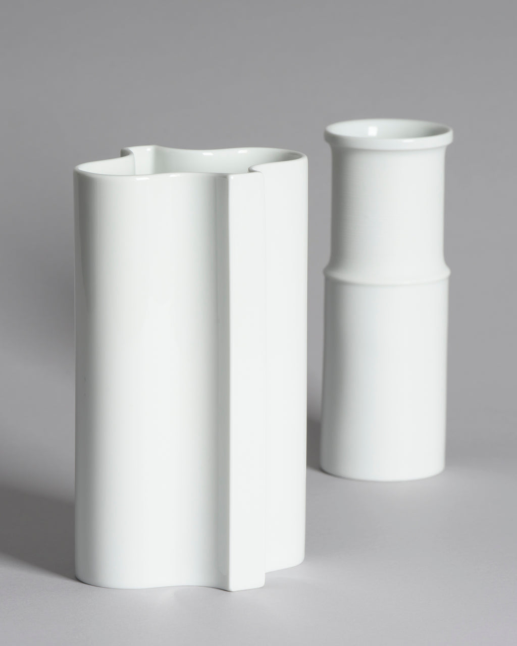 Porcelain Vase Duo – Tapio Wirkkala for Rosenthal, 1970s