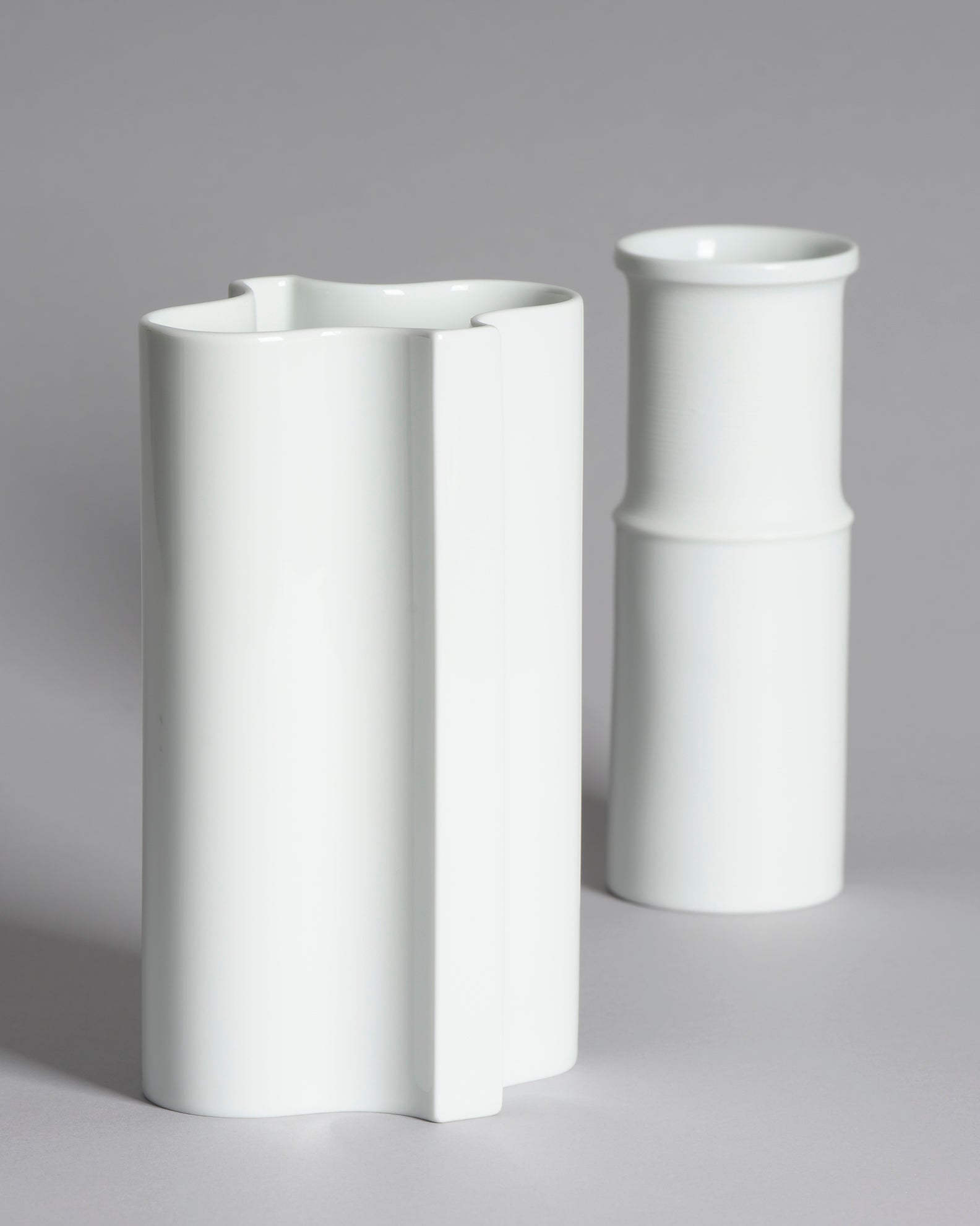 Porcelain Vase Duo – Tapio Wirkkala for Rosenthal, 1970s