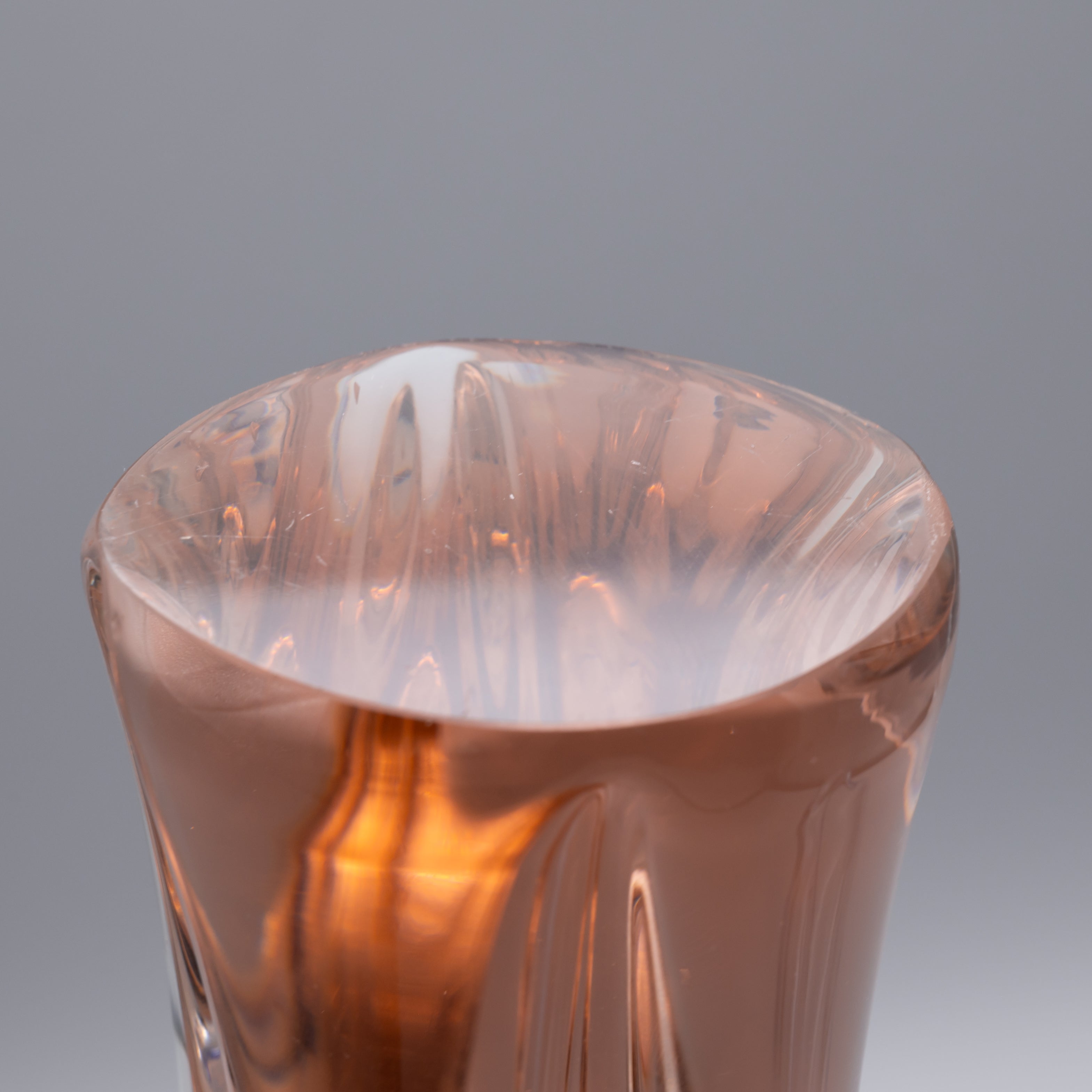 Blue and Pink Glass Duo – Josef Hospodka for Chřibská / Borské Sklo, 1960s