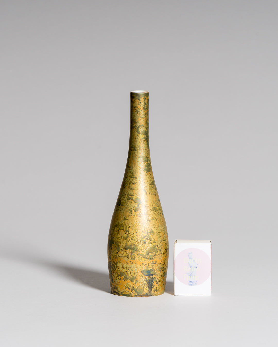 Goldfeuer Vase Duo – Helmut Drexler for Rosenthal, 1970s–1980s