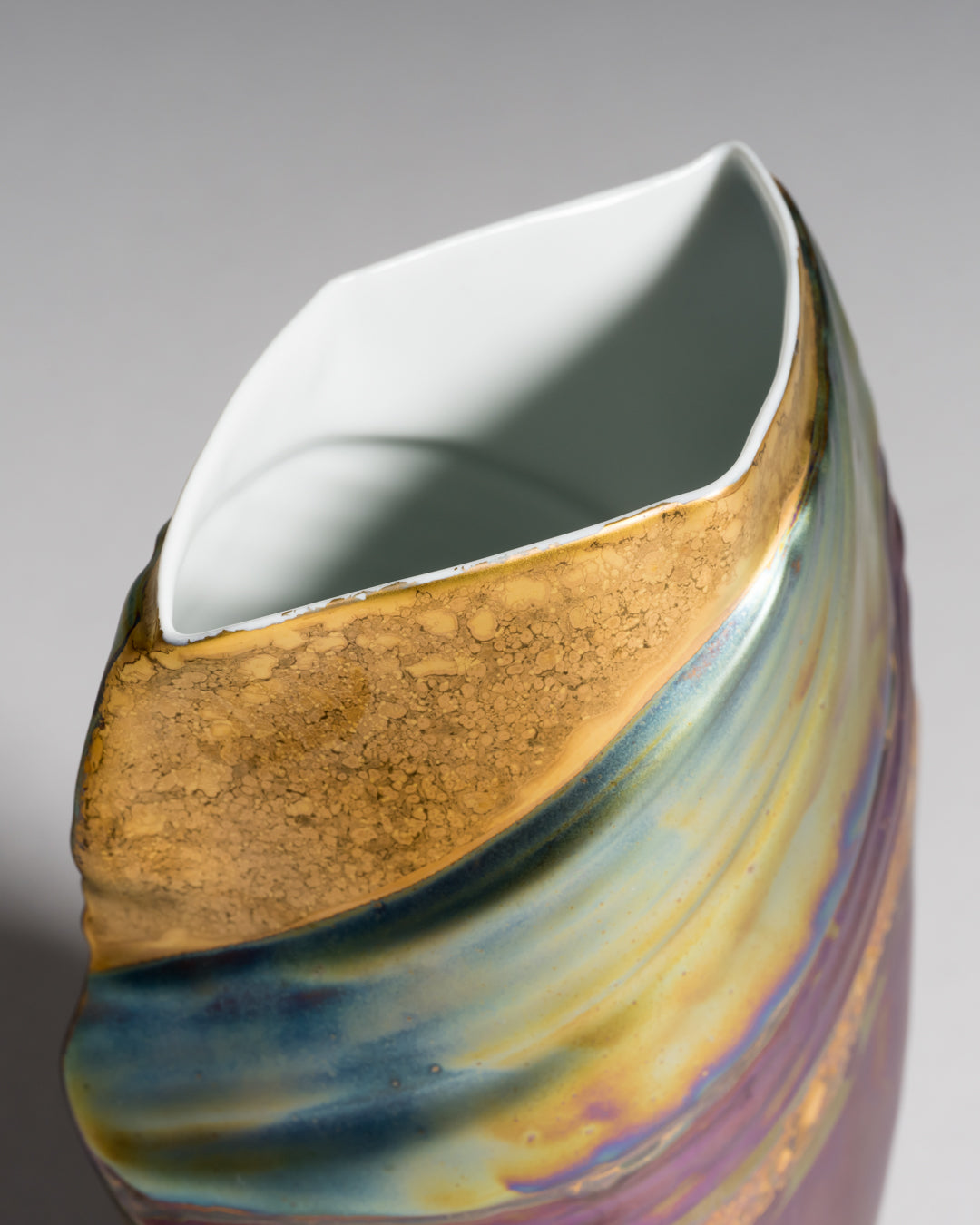 Eosin Porcelain Vase Duo – Johan van Loon & Helmut Drexler for Rosenthal, 1990s