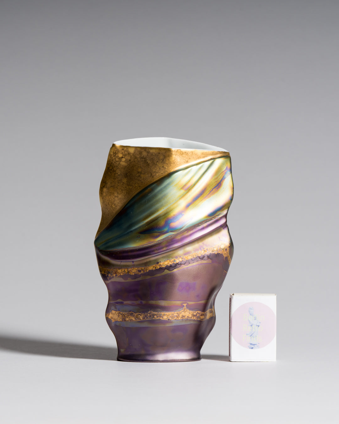 Eosin Porcelain Vase Duo – Johan van Loon & Helmut Drexler for Rosenthal, 1990s