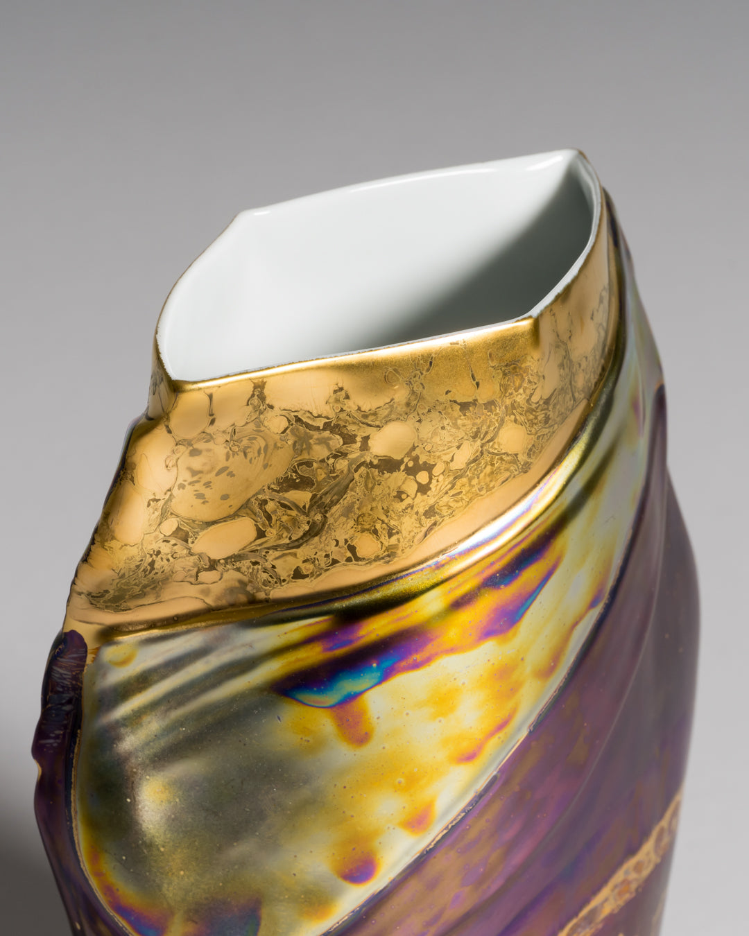 Eosin Porcelain Vase Duo – Johan van Loon & Helmut Drexler for Rosenthal, 1990s