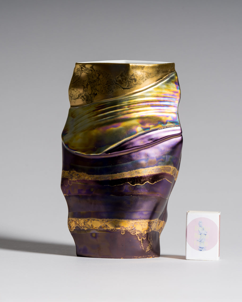 Eosin Porcelain Vase Duo – Johan van Loon & Helmut Drexler for Rosenthal, 1990s