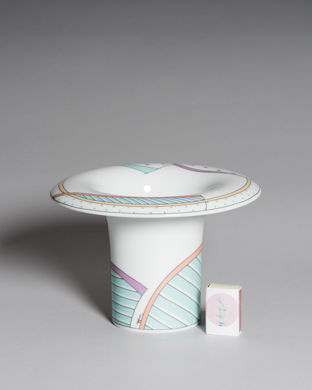 Vase & Bowl Duo “Century / New Wave” – Tapio Wirkkala & Dorothy Hafner for Rosenthal, 1980s