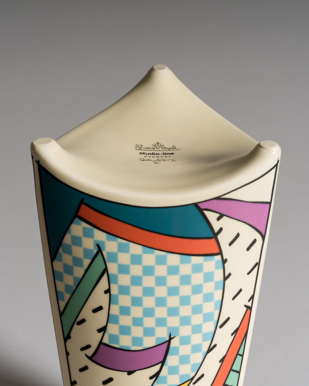 Flash Porcelain Vase – Dorothy Hafner for Rosenthal, 1980s