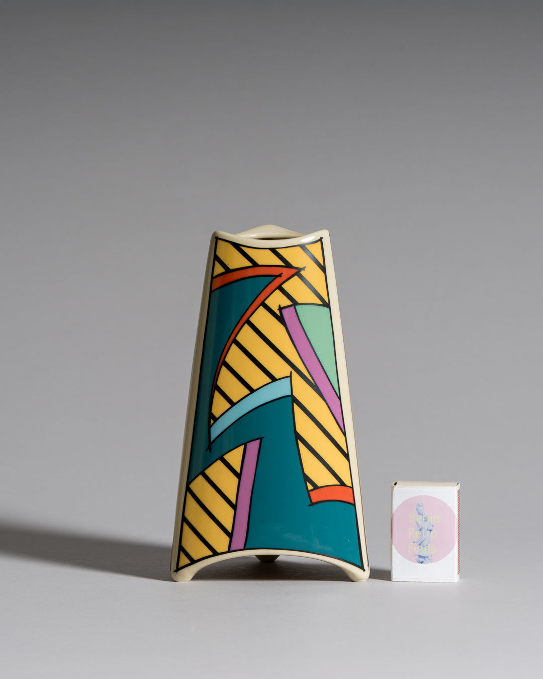 Flash Porcelain Vase Duo & Candleholder Pair – Dorothy Hafner for Rosenthal, 1980s