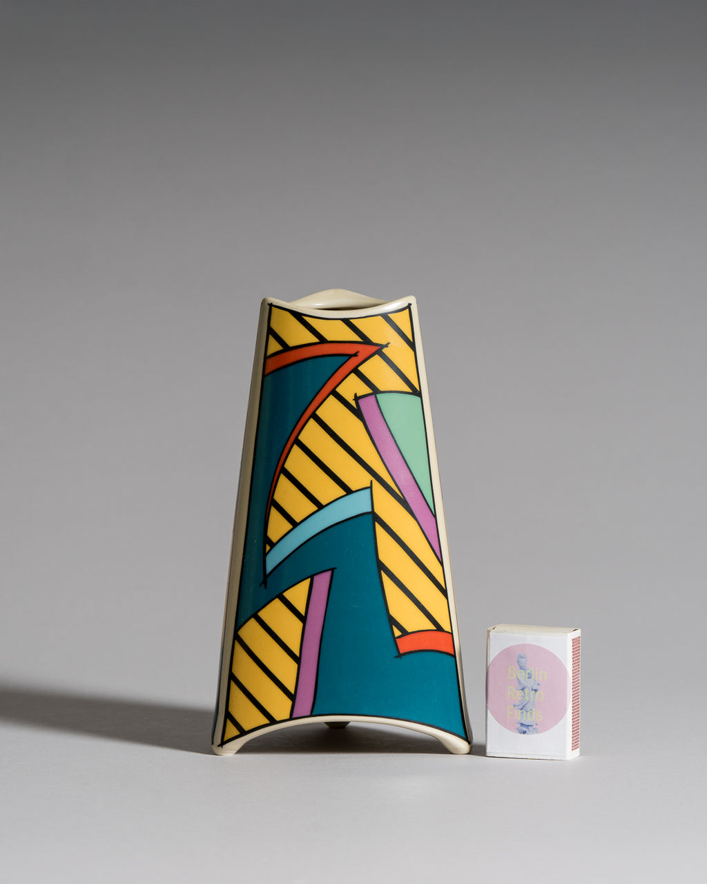 Flash Porcelain Vase Duo & Ashtray – Dorothy Hafner for Rosenthal, 1980s
