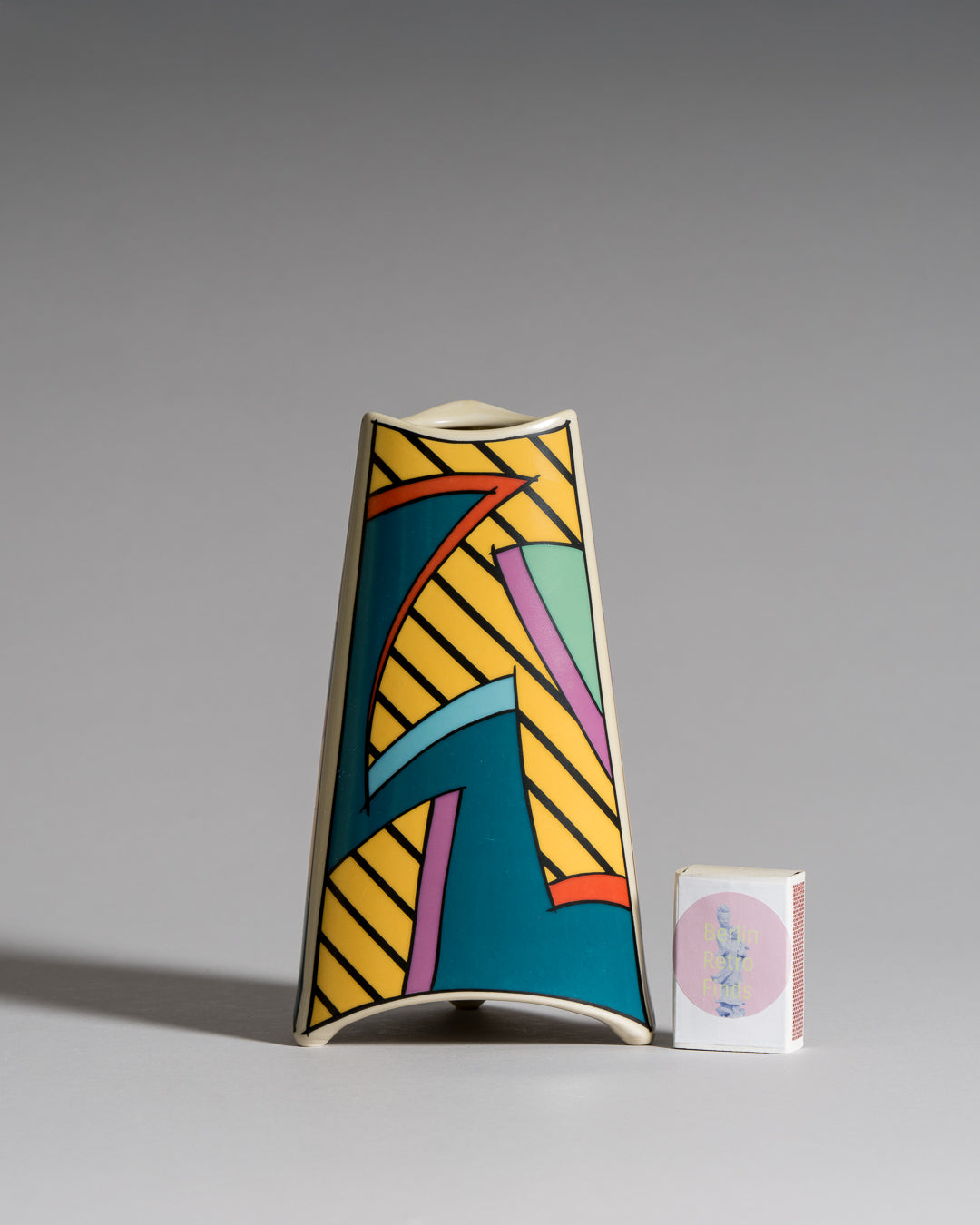 Flash Porcelain Vase Duo & Ashtray – Dorothy Hafner for Rosenthal, 1980s