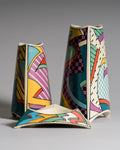 Flash Porcelain Vase Duo & Ashtray – Dorothy Hafner for Rosenthal, 1980s
