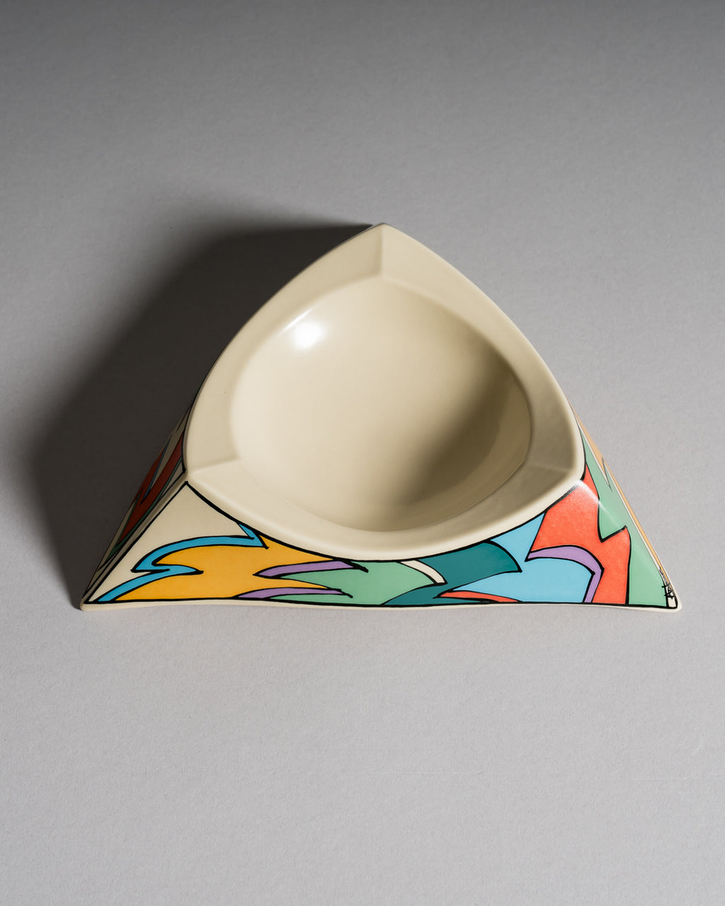 Flash Porcelain Vase Duo & Ashtray – Dorothy Hafner for Rosenthal, 1980s