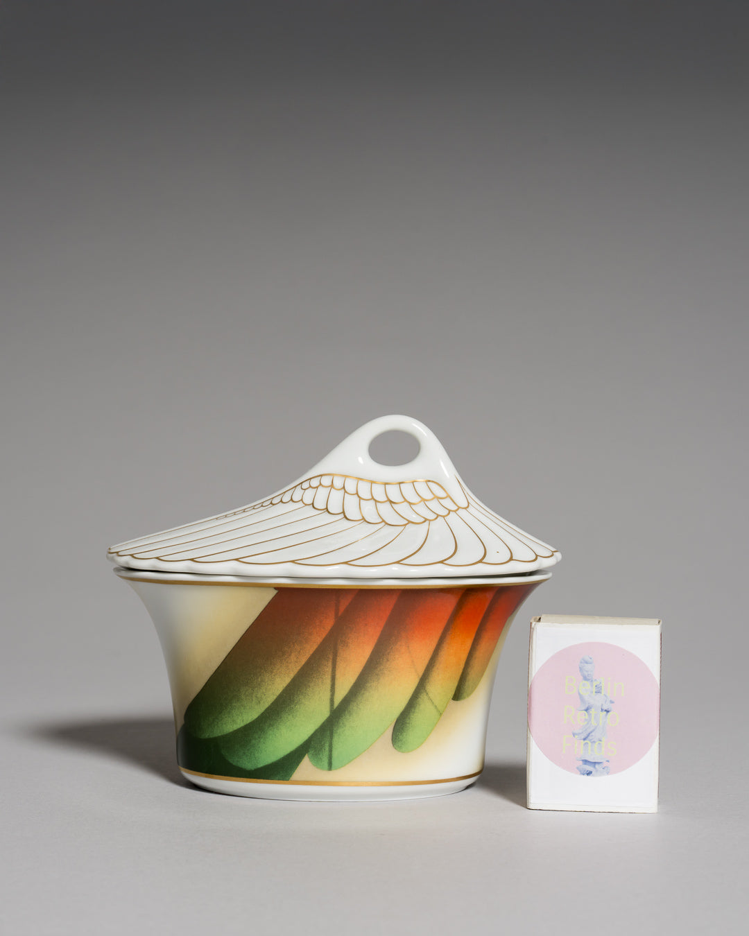 Porcelain Lidded Box “Mythos Icaria” – Paul Wunderlich for Rosenthal, 1990s