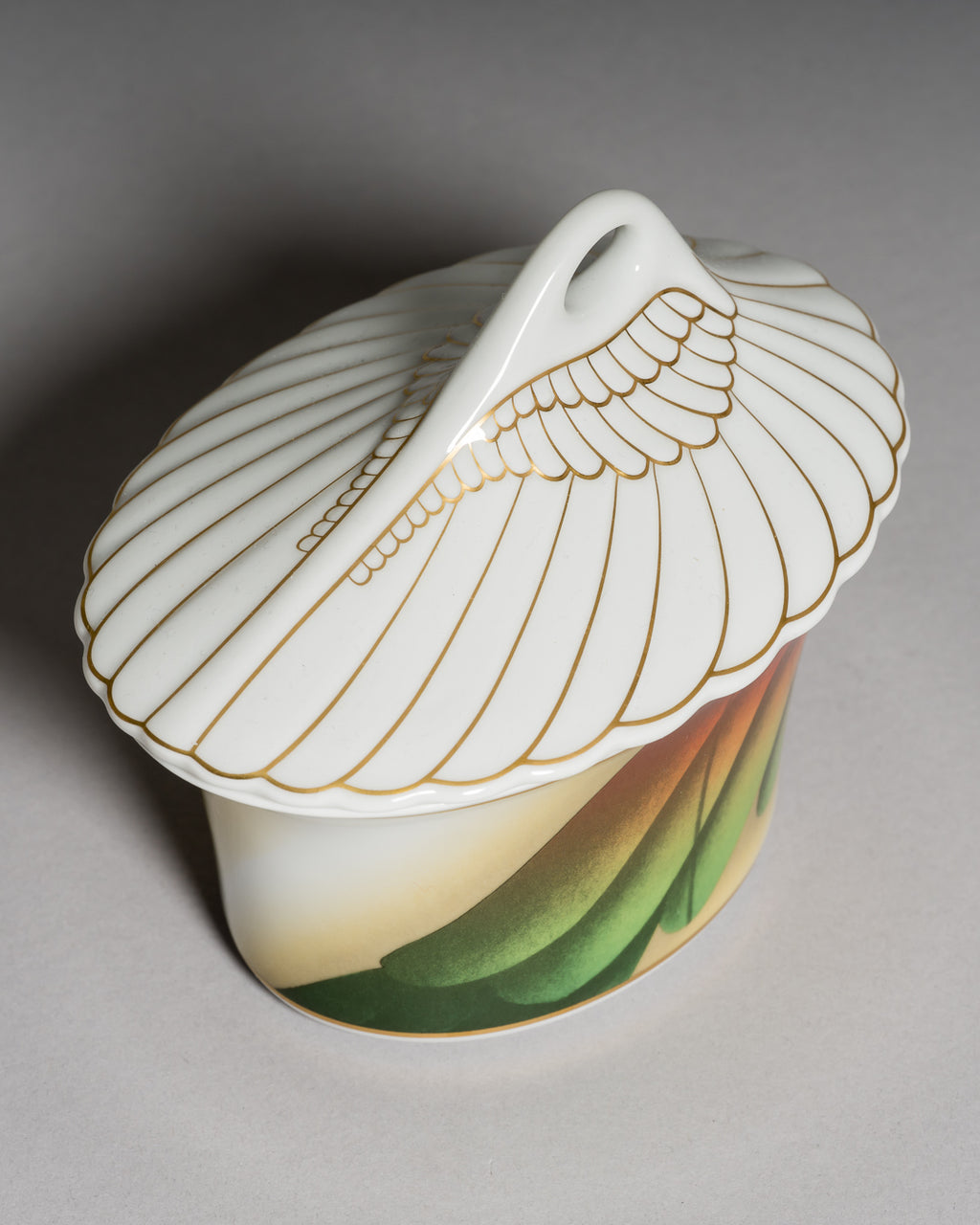 Porcelain Lidded Box “Mythos Icaria” – Paul Wunderlich for Rosenthal, 1990s