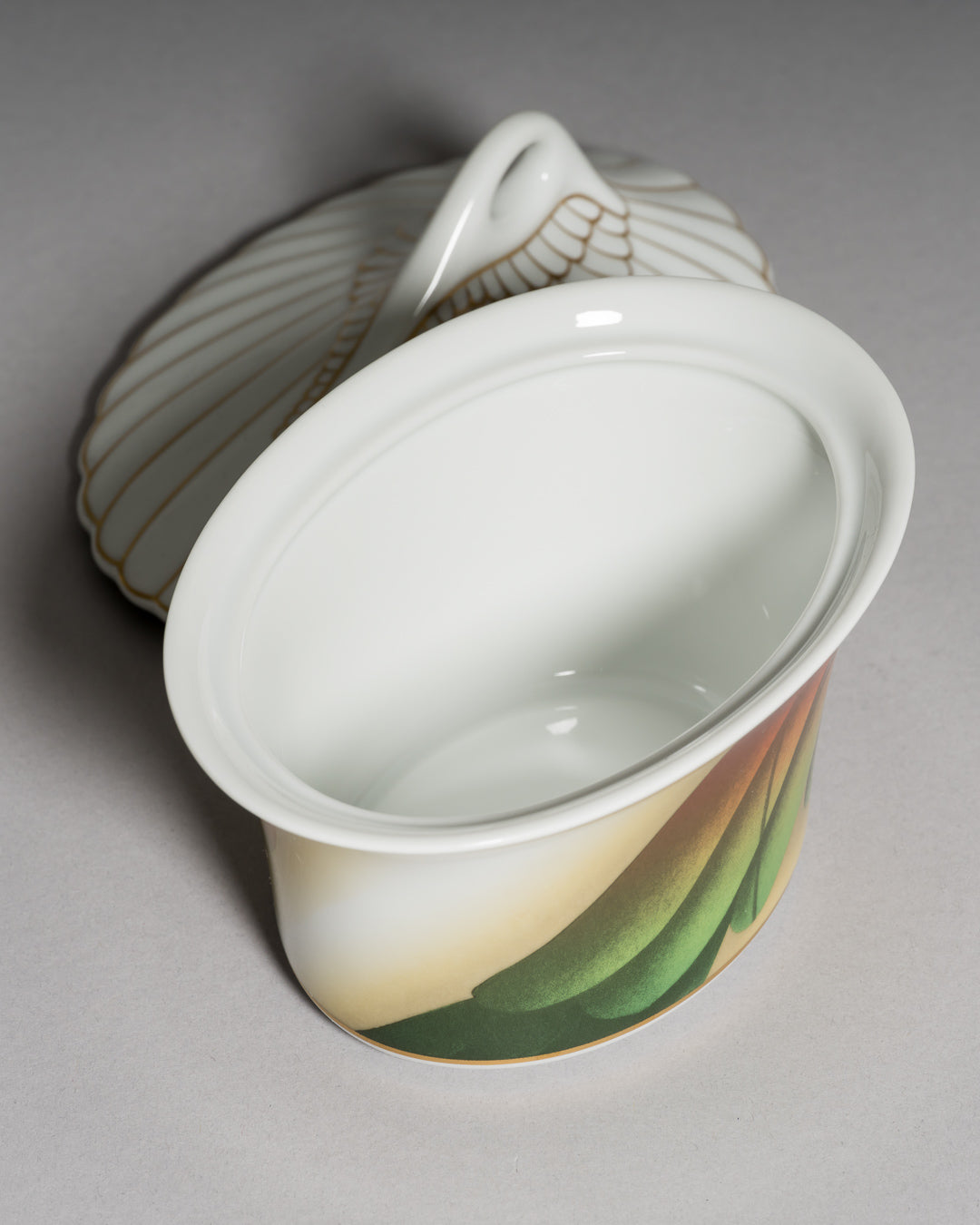 Porcelain Lidded Box “Mythos Icaria” – Paul Wunderlich for Rosenthal, 1990s