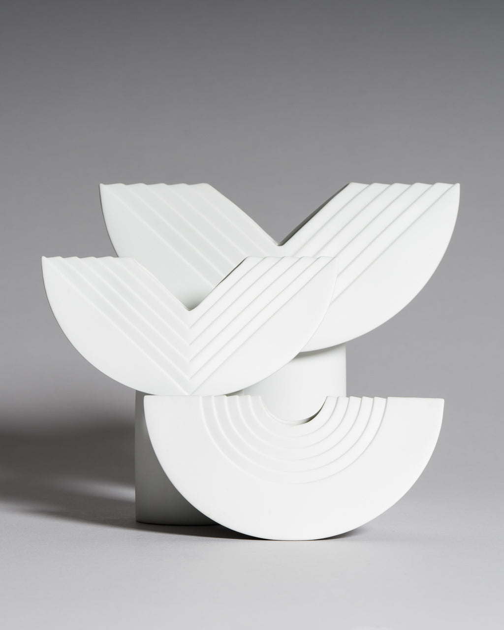 Vase Trio “Totem” – Ambrogio Pozzi for Rosenthal, 1984