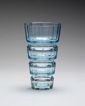 Blue Glass Vase – Moser, late 20th century