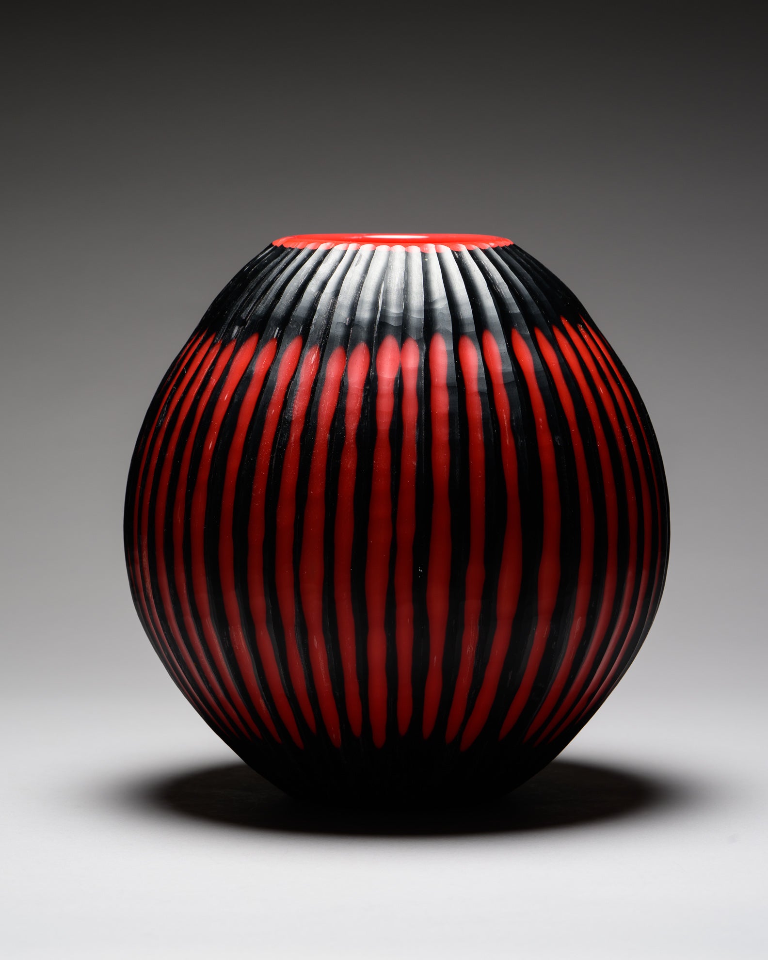 Battuto Vase – Murano studio glass, 1980s
