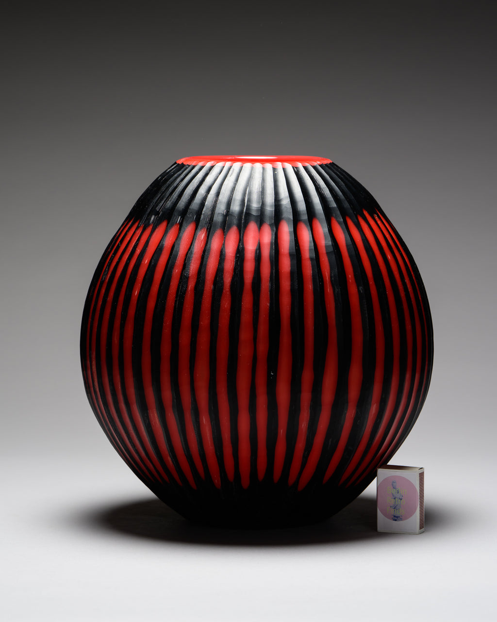 Battuto Vase – Murano studio glass, 1980s