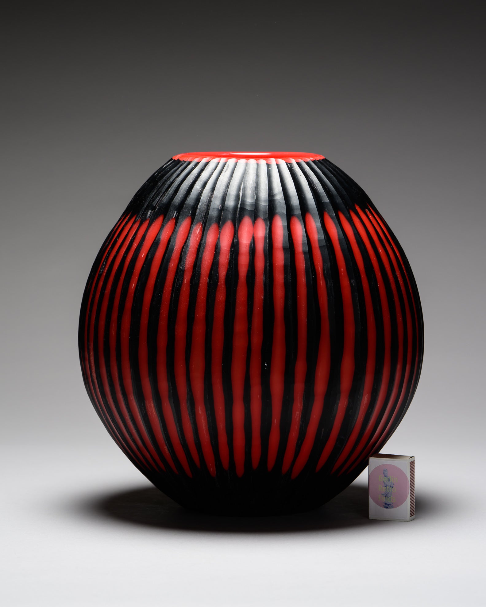 Battuto Vase – Murano studio glass, 1980s