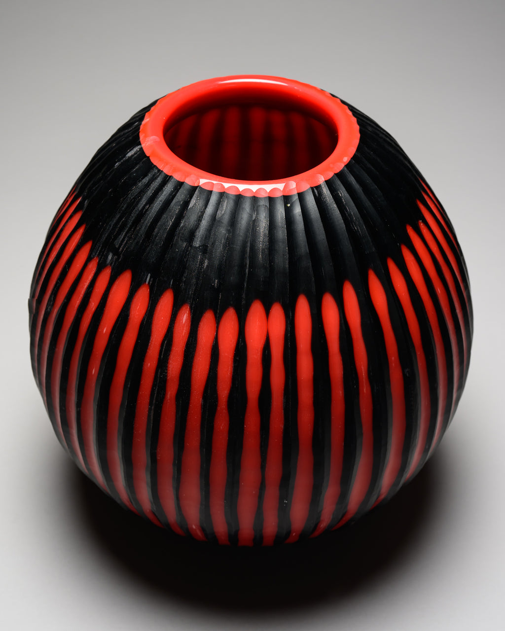 Battuto Vase – Murano studio glass, 1980s