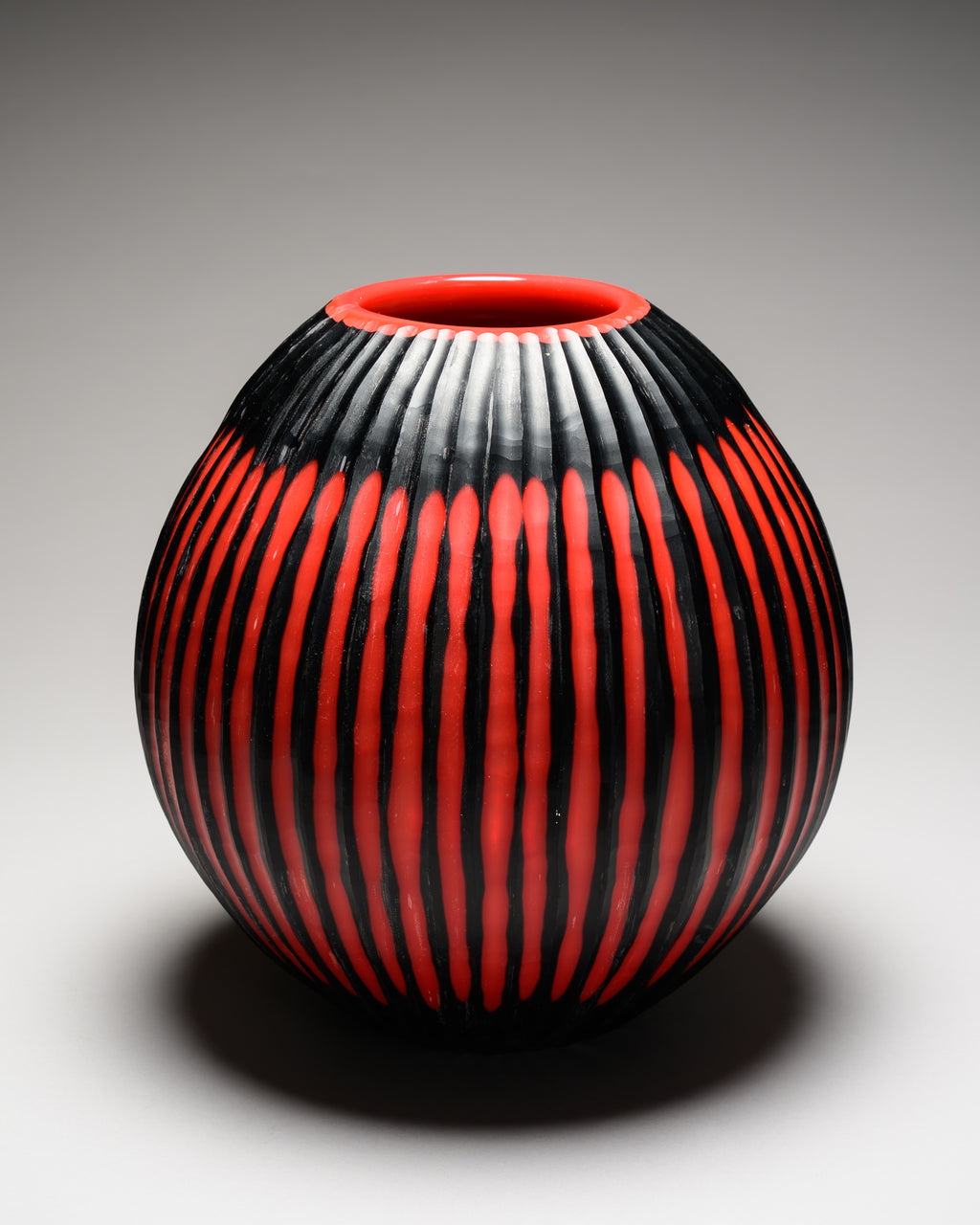 Battuto Vase – Murano studio glass, 1980s