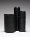 Black Bisque Porcelain Trio – Freyer, Lashai and Schreib for Rosenthal, 1970s–1980s