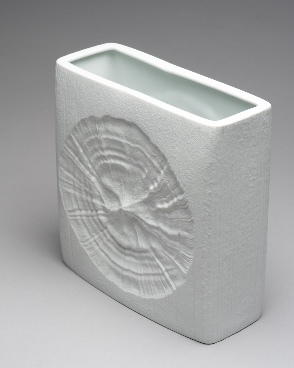 Fossil Relief Bisque Porcelain Vase - Martin Freyer for Rosenthal, 1960s–1970s