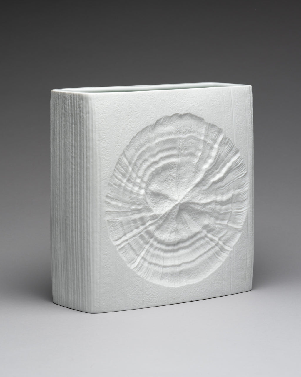 Fossil Relief Bisque Porcelain Vase - Martin Freyer for Rosenthal, 1960s–1970s