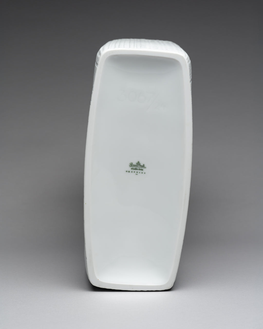 Fossil Relief Bisque Porcelain Vase - Martin Freyer for Rosenthal, 1960s–1970s