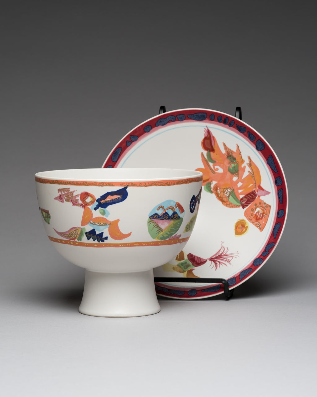 Alta Mira Bowl & Serving Plate Set – Gilbert Portanier for Rosenthal, 1970s