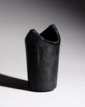 Black Art Glass Vase – Claus Josef Riedel for Riedel, 1970s–1980s