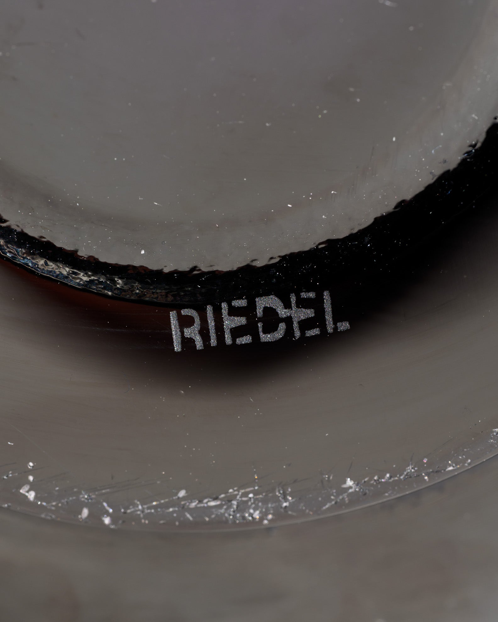 Black Art Glass Vase – Claus Josef Riedel for Riedel, 1970s–1980s