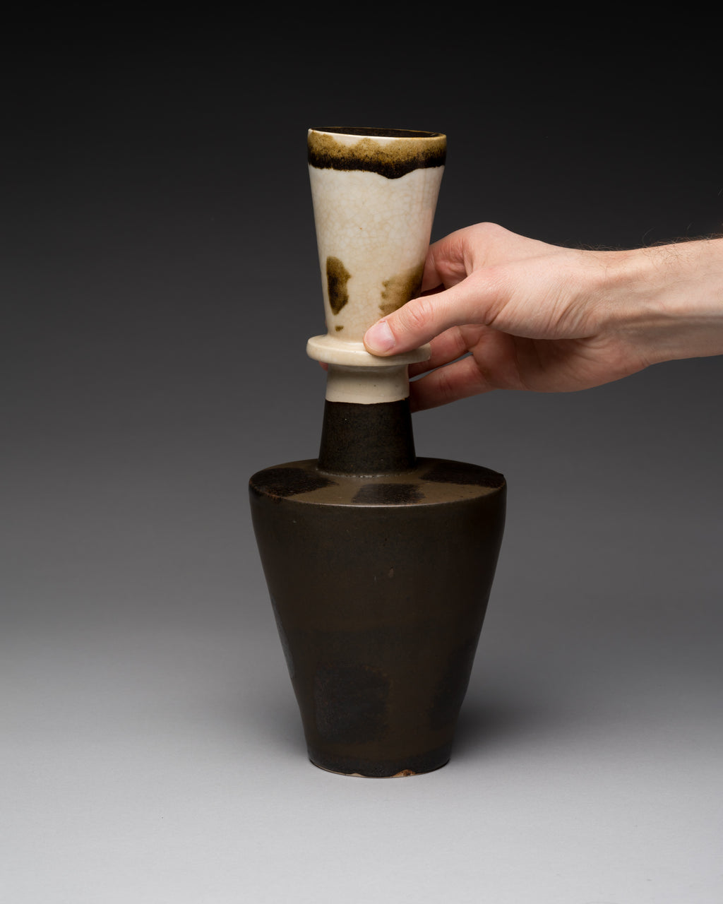 Studio Ceramic Vase – Friedhelm Tschentscher, ca. 1960s