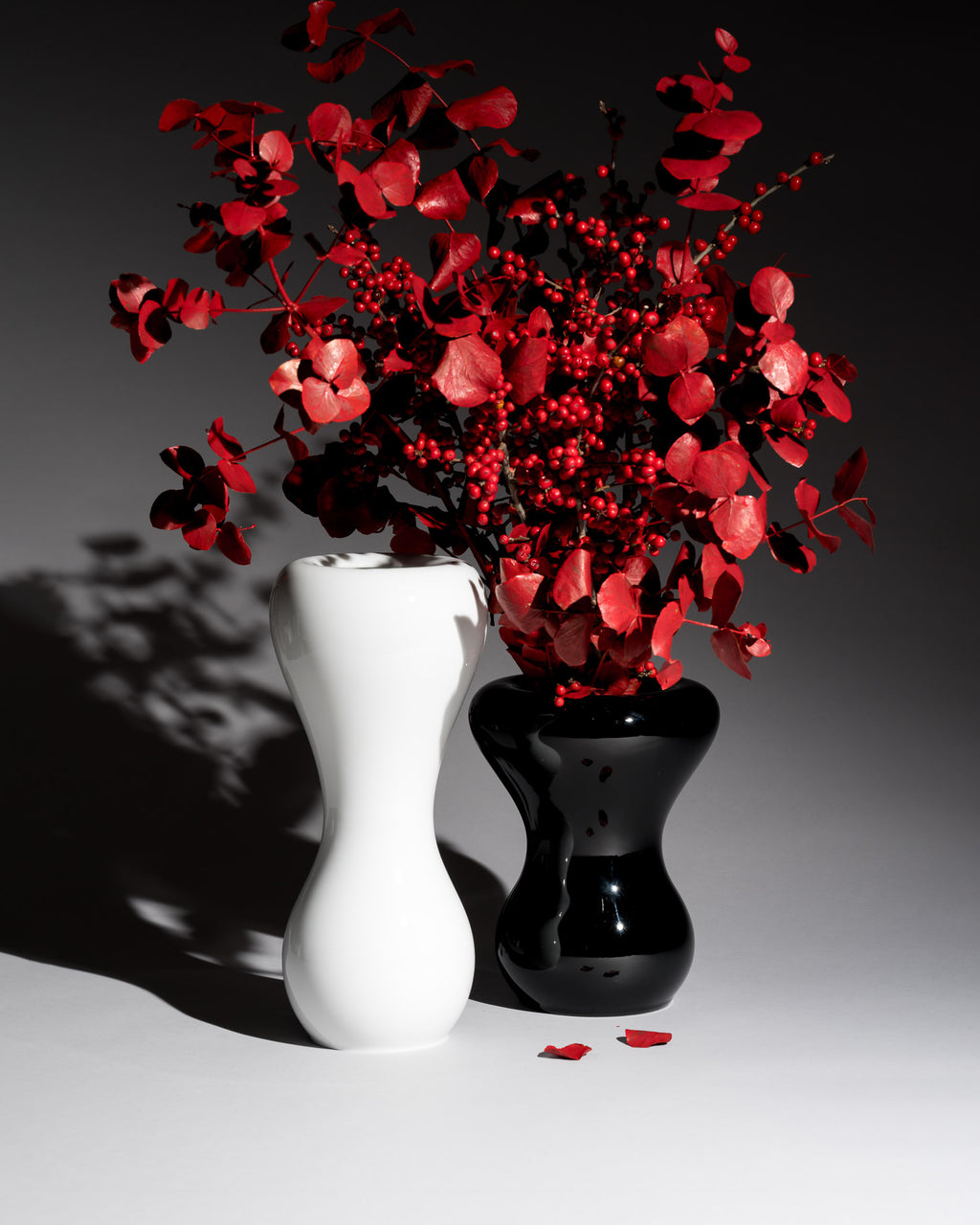 Baobab XL Vase Duo Porcelain Vases – Emmanuel Babled for Rosenthal, 1990s
