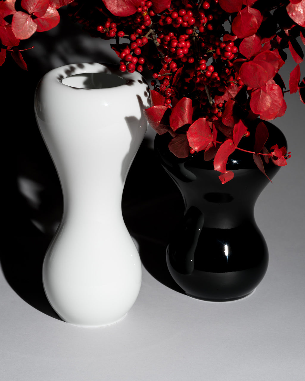 Baobab XL Vase Duo Porcelain Vases – Emmanuel Babled for Rosenthal, 1990s