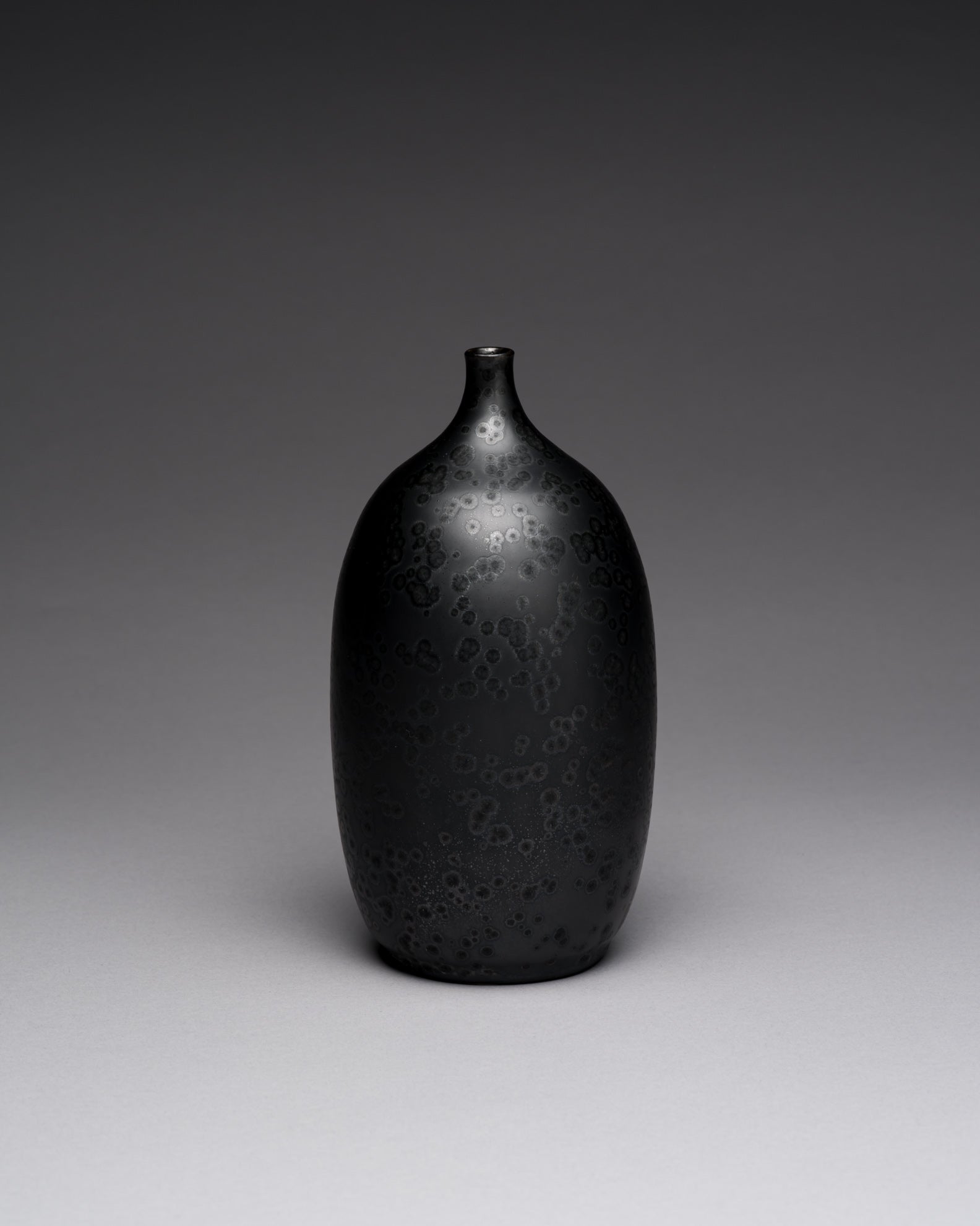 Crystalline-Glaze Studio Pottery Vase – Karin & Walther Zander, 1977