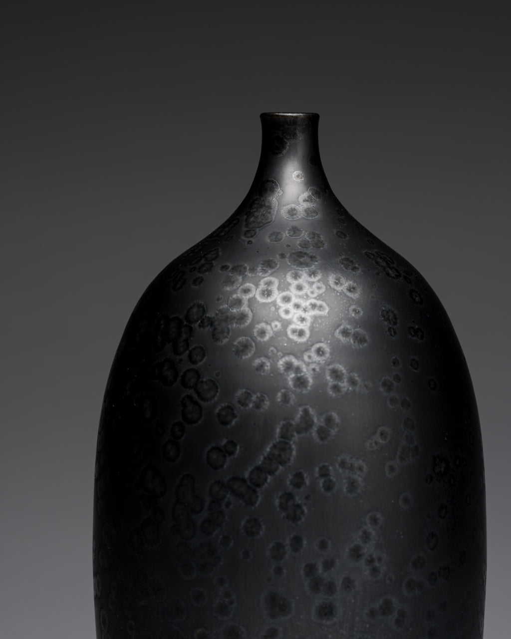 Crystalline-Glaze Studio Pottery Vase – Karin & Walther Zander, 1977