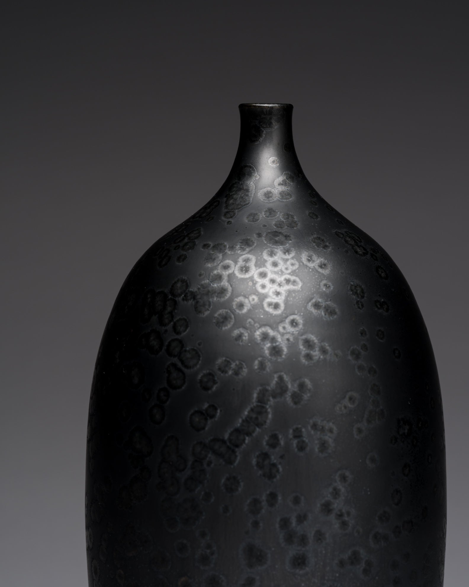 Crystalline-Glaze Studio Pottery Vase – Karin & Walther Zander, 1977